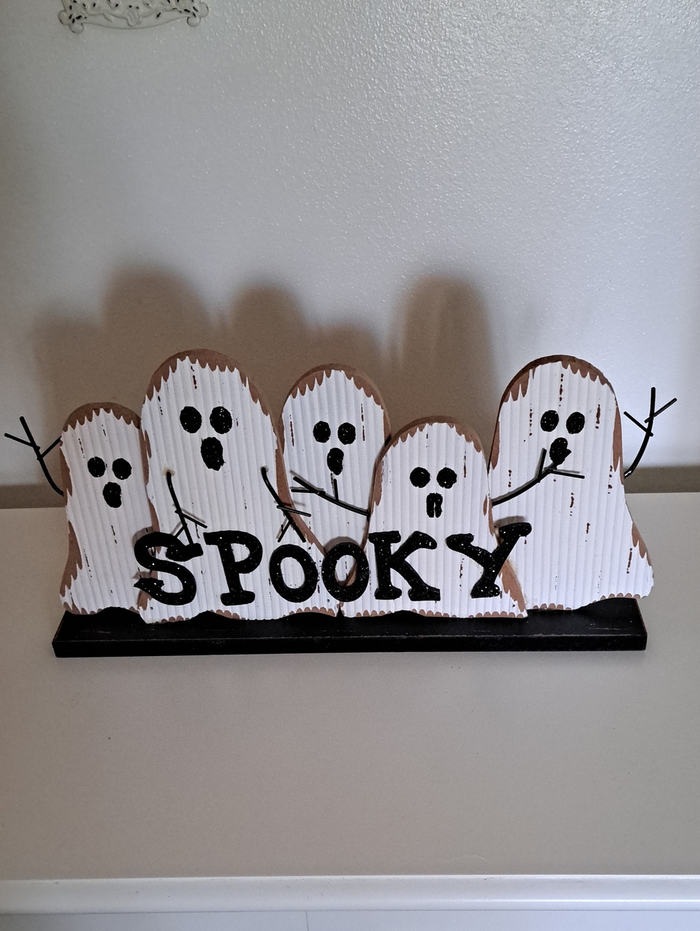 White & Black 'Spooky' Ghost Tabletop Décor